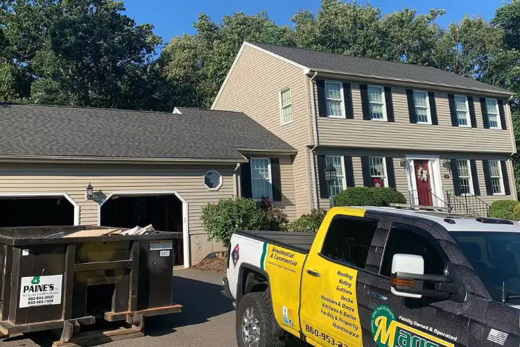 Completed roof project